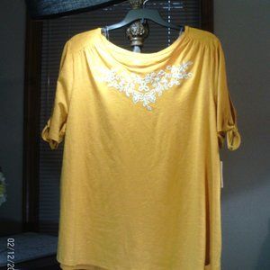 St. John's Bay 3X short sleeve top